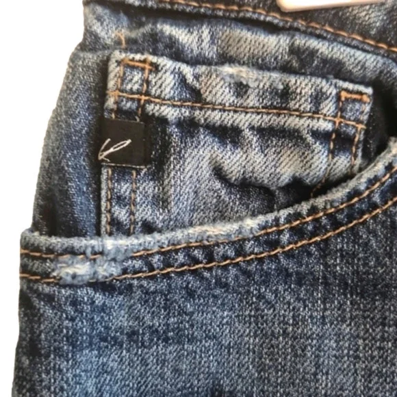 WOMENS Kancan dark wash distressed jeans size 7. - Picture 5 of 12